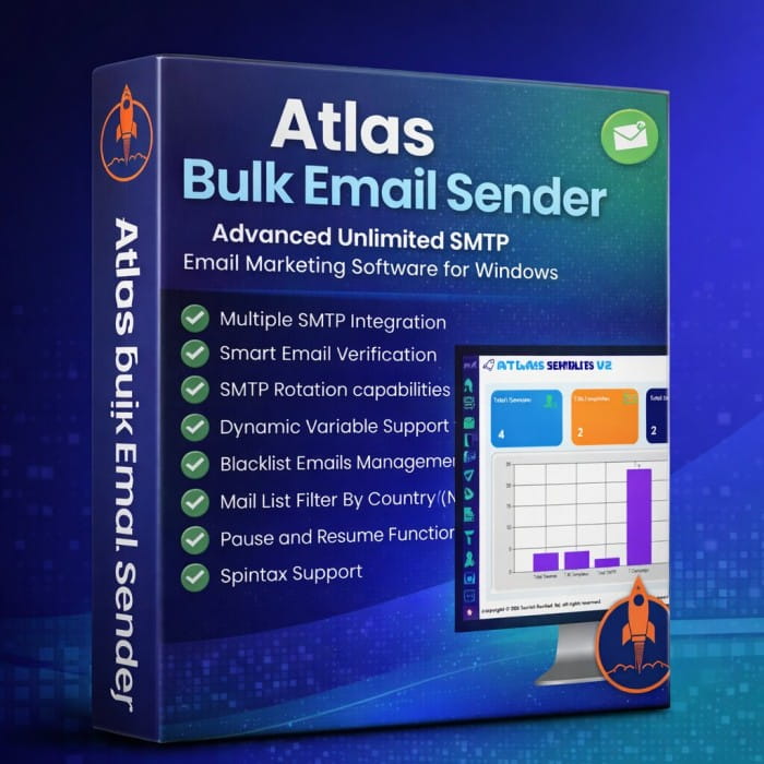 Mailer Software Atlas Bulk Email Sender | Smart Bulk Email Marketing Software